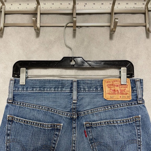 Levi's 527 Jeans Men 29X30 Blue Denim Stone Wash Preppy Western Bootcut Cowboy - Picture 1 of 11